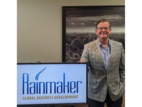 photo for Thursday, July 2, of Clark Grue, Pres/CEO Rainmaker Global Business Development.  David Parker column