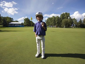 FILE PHOTO: Day 2 of the Shaw Charity Classic golf tournament in Calgary, Alberta, August 30, 2014.