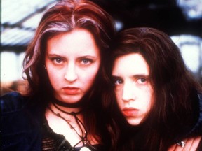 L-R: Katherine Isabelle and Emily Perkins star in 'Ginger Snaps.'  Movie