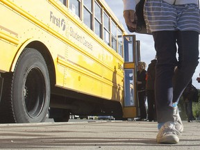 The Calgary Board of Education is cutting 70 per cent of its school bus attendants.