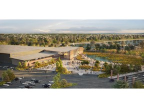 A rendering of the Lethbridge Exhibition Park expansion.