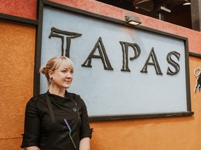 Tracy Little at her Canmore restaurant Tapas. Photos, courtesy Silckerodt Photography