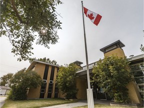 Acadia School was photographed on Saturday, September 12, 2020. Two Grade 6 classes were combined early in the school year at Acadia after one teacher switched to teaching online.