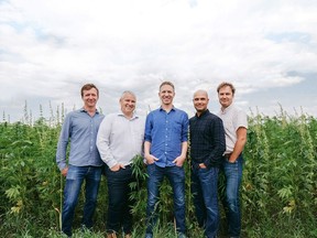 Blue Sky Hemp CEO Andrew Potter and his operation team.