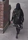 Detectives have released a CCTV image (above) of a potential witness in the Vida Smith homicide investigation. They are seeking the public’s help to identify the woman. Provided / Calgary Police