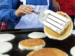 Tickets to the Bootleggin' Breakfast include drinks and a full stampede breakfast.