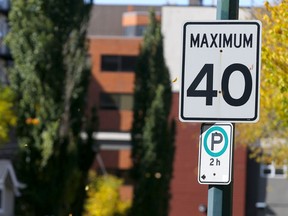 Community groups are proposing speed limit reductions in Calgary on Saturday, September 26, 2020. Darren Makowichuk/Postmedia