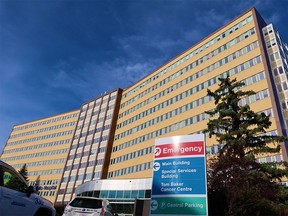 The Foothills Hospital in Calgary was photographed on Sept. 21, 2020.