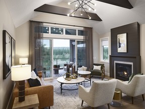 Calbridge Homes Cranston's Riverstone living room