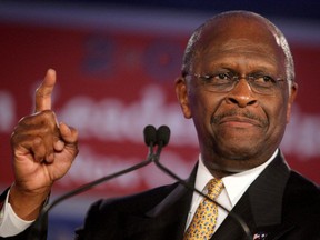 The late Herman Cain in New Orleans, Louisiana, June 17, 2011.