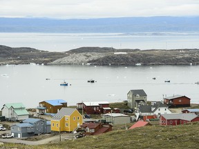 A view of Iqaluit, Nunavut, in 2019.