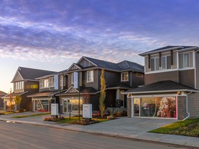 Sirocco at Pine Creek in southwest Calgary will feature paired homes starting in the $390,000s and front-drive homes priced from the $480,000s.   SUPPLIED