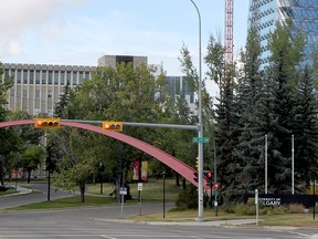 The entrance to the University of Calgary. Wednesday, September 2, 2020.