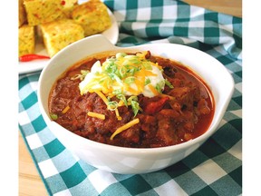 Hearty Slow Cooker Chili for ATCO Blue Flame Kitchen for Sept. 16, 2020; image supplied by ATCO Blue Flame Kitchen