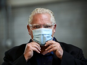 Ontario Premier Doug Ford has promised a crackdown on people who aren't following social gathering rules during the COVID-19 pandemic.