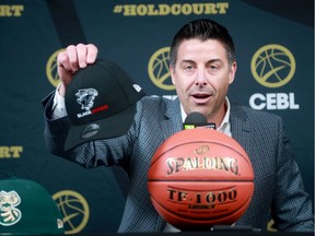 Mike Morreale, Commissioner and CEO of the Canadian Elite Basketball League (CEBL) announced the new Ottawa BlackJacks team coming to Ottawa Wednesday (Nov. 20, 2019) at TD Place.  Julie Oliver/Postmedia