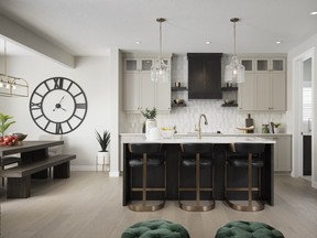 The kitchen in the Saffron show home by Shane Homes in Redstone. Courtesy, Shane Homes