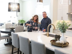 Ron and Shirley Hungar love the layout and size of their villa by Baywest Homes in Cranston's Riverstone.