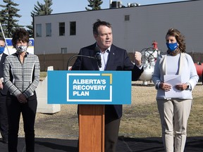 Premier Jason Kenney, Energy Minister Sonya Savage, and Associate Minister of Natural Gas and Electricity Dale Nally announced, in Edmonton on Tuesday, October 6, 2020, a strategy to grow and expand the natural gas sector.