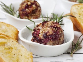 Honey Goat Cheese Balls for ATCO Blue Flame Kitchen for November 4, 2020; image supplied by ATCO Blue Flame kitchen