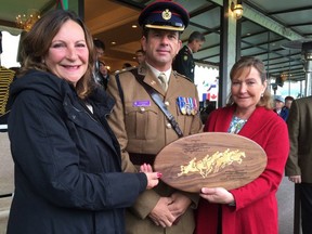 Linda Southern Heathcott and Nancy Southern were awarded the British Empire Medal for services to British equestrian, military and commercial interests in Alberta.