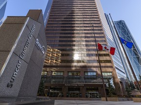 Suncor Energy Centre building in downtown Calgary on Friday, Oct. 2, 2020.