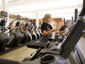 Low-intensity workouts are now permitted in Alberta gyms.