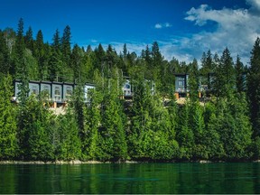 Basecamp Resort in Revelstoke is set to open Dec. 3. It overlooks the Columbia River on the edge of the mountain city in B.C.