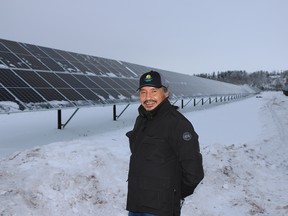 Chief Allan Adam, Athabasca Chipewyan First Nation.