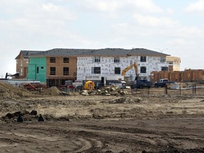 Building starts are up in the Calgary area.