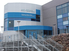 CP-Web.  The courthouse in Iqaluit is shown on Wednesday, Oct. 7, 2020. Three Nunavut judges, including the chief justice, are at odds over whether prison conditions caused by the COVID-19 pandemic should be considered when sentencing offenders in the territory.