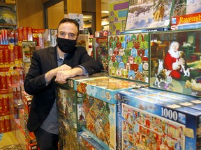 FILE PHOTO: Randy Shapiro, co-owner of the Discovery Hut at CF Chinook Center on Monday, Nov. 16, 2020.