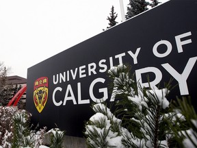University of Calgary campus. Thursday, November 19, 2020.
