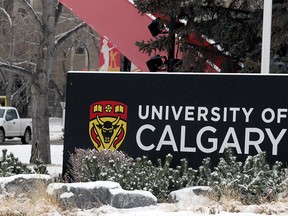 University of Calgary campus. Thursday, November 19, 2020.