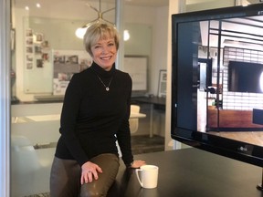 Jane Lawson, owner of Walker Lawson Interior Design, in her Beltline studio.