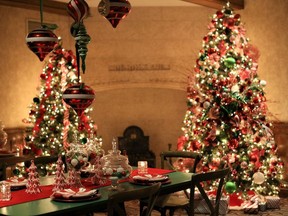 Santa's Dining Room is a magical setting for Christmas dinner. Courtesy, Curt Woodhall