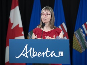 Alberta’s chief medical officer of health Dr. Deena Hinshaw and Alberta’s chief provincial veterinarian, Agriculture and Forestry, Dr. Keith Lehman, answer reporters’ questions, by teleconference from Edmonton on Wednesday, November 4, 2020, on Influenza A (H1N2)v in Alberta.