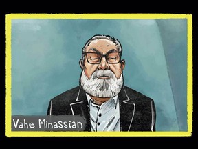 Vahe Minassian drove his son Alek to a coffee shop near where the young man rented the large van he used to kill 10 people in 2018. Vahe Minassian said he was told his son was helping a friend move.