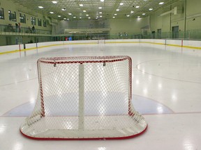 An empty Westside Recreation Centre in Calgary.