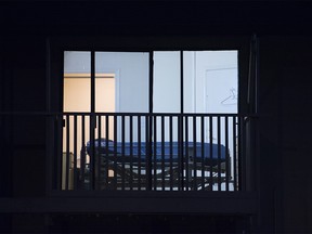 A empty bed is pictured in a room of "the lodge" at the Lynn Valley Care Centre in North Vancouver, B.C., Wednesday, March 25, 2020.