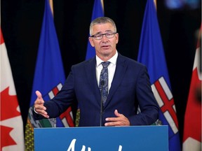 Alberta Finance Minister Travis Toews said on Dec. 1 that changes to federal stabilization payments, which could nearly triple the amount of money the province receives for this fiscal year, do not go far enough.