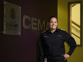 Deputy Chief Sue Henry, new chief of Calgary Emergency Management Agency (CEMA), poses for a photo on Thursday, Dec. 17, 2020.