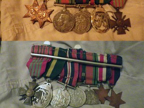 A Calgary family is seeking the return of a collection of decorations saluting a city veteran's Second World War march across northwest Europe.