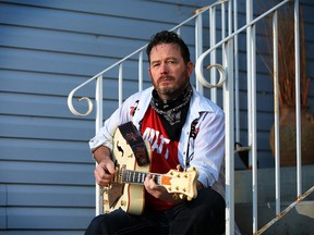Calgary musician Matt Beatty was photographed at his Calgary home on Tuesday, Dec. 1, 2020. Beatty talked about how the COVID-19 pandemic has affected him personally as well as the local music industry and musicians.