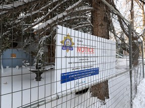 Safer Communities and Neighbourhoods (SCAN) obtained a court order to shut down this home on Child Avenue N.E. after the Calgary Police Service visited the home 143 times over two years. The home was photographed on Tuesday, Dec. 22, 2020.