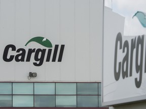 A Cargill meat processing plant is shown in Chambly, Que., on May 10, 2020. A Cargill plant in Guelph, Ont., is closing temporarily to deal with a COVID-19 outbreak.
