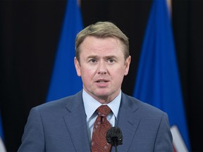 Minister of Health Tyler Shandro in Edmonton on Dec. 7, 2020.