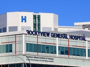 The Rockyview General Hospital in Calgary on Tuesday, Dec. 1, 2020.
