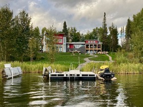 Mark and Michelle Ross renovated their Jackfish Lake home in a modernist style with E3 Architecture.