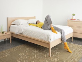 The Ora bed by EQ3 provides a perfect place to sprawl.